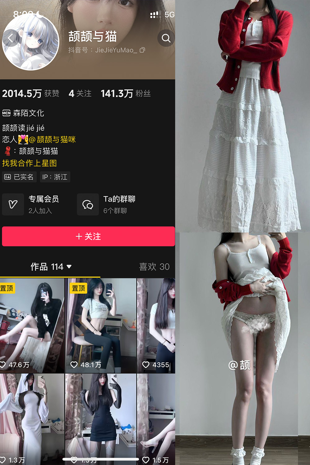 抖音 颉颉与猫 微密圈 NO.012期 【23P1V】