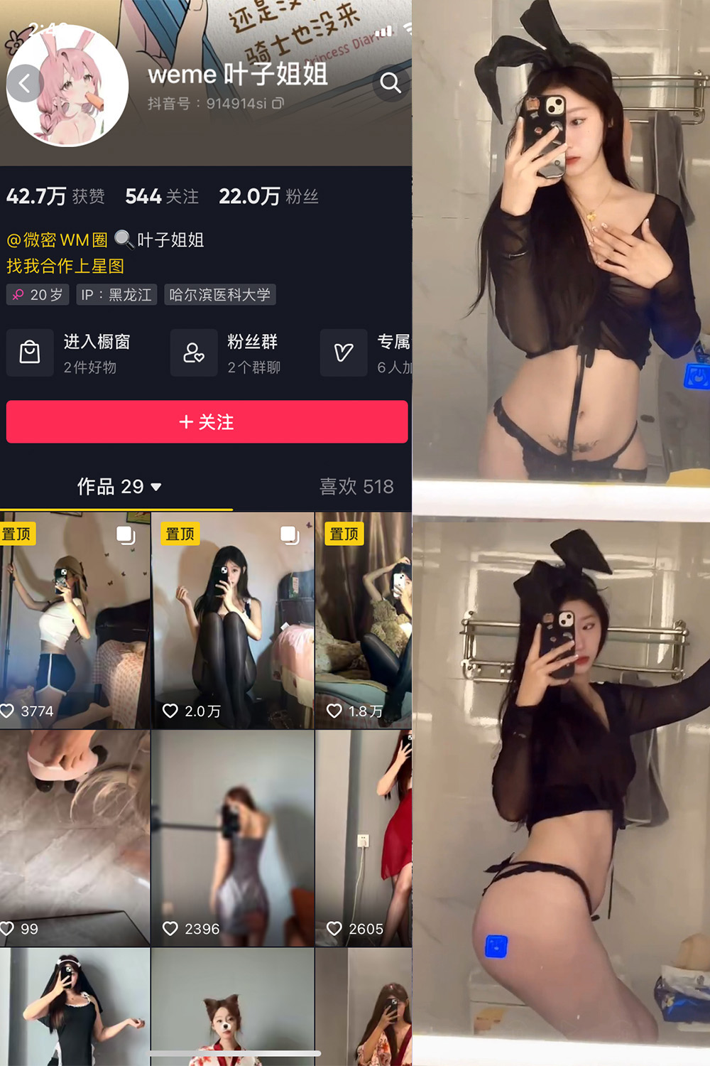 抖音 叶子姐姐 微密圈 NO.029期 【17P9V】