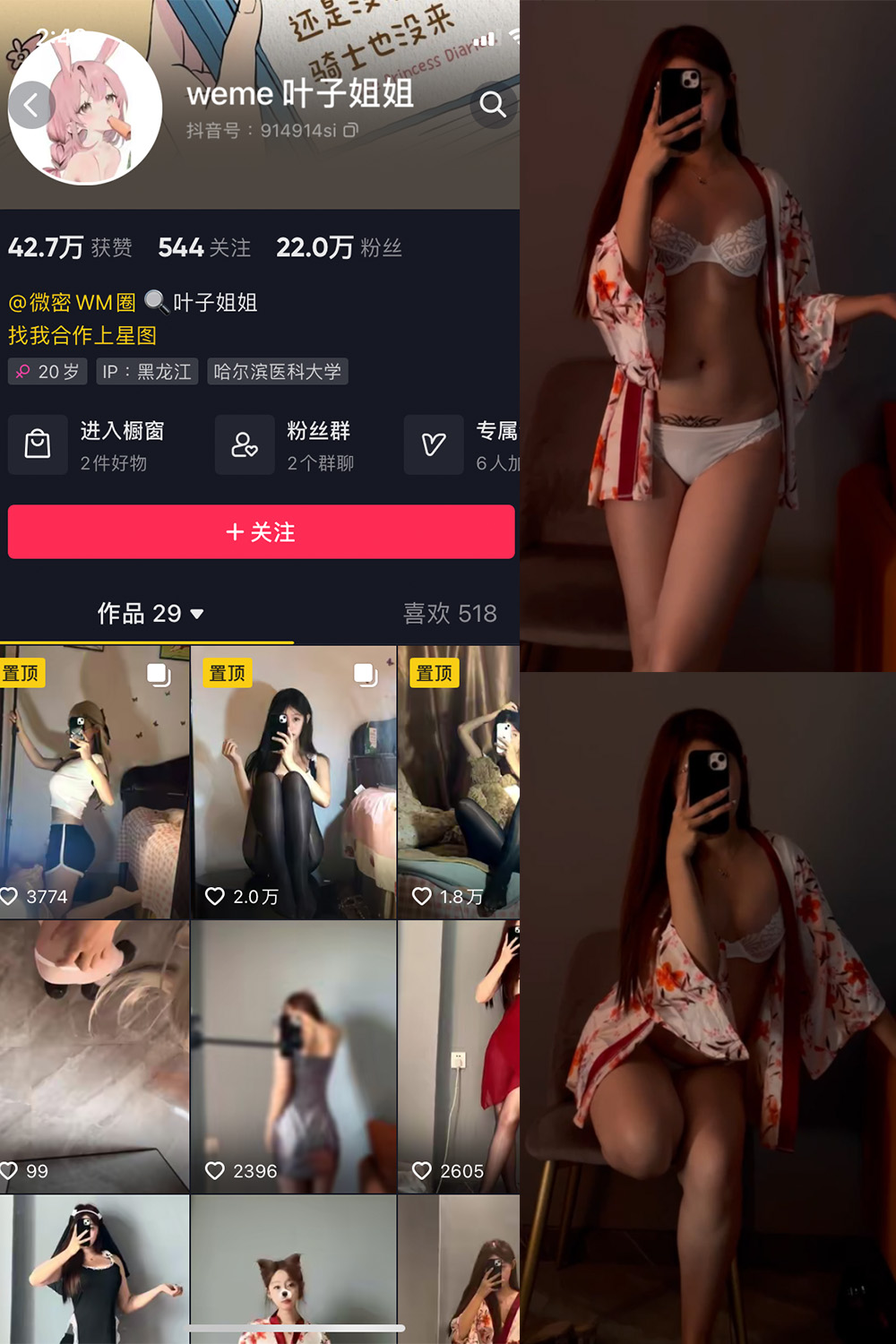 抖音 叶子姐姐 微密圈 NO.011期 【7V】