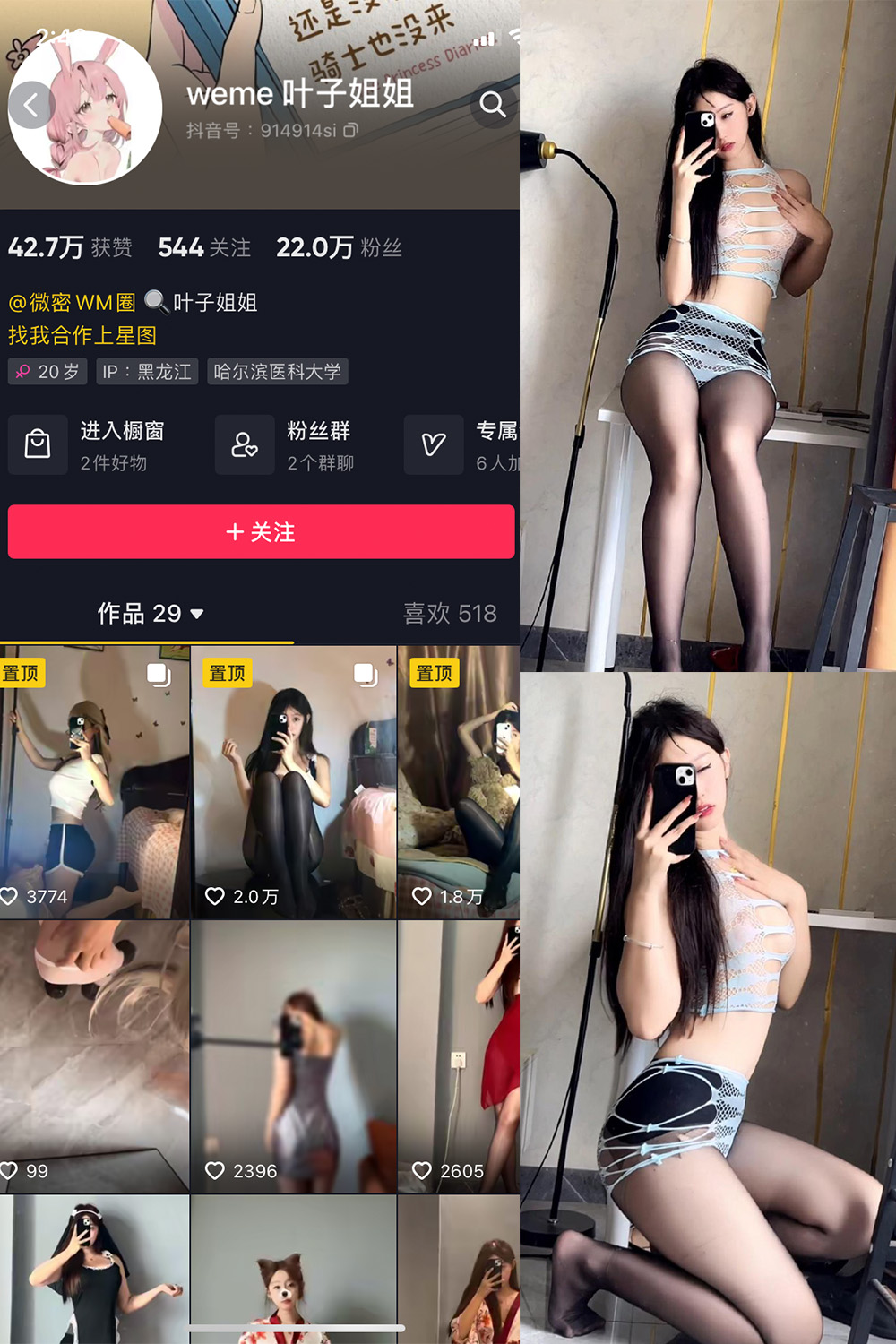 抖音 叶子姐姐 微密圈 NO.020期 【19P5V】